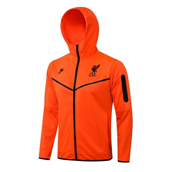 Chaqueta Con Capucha Liverpool 2022-23 Naranja